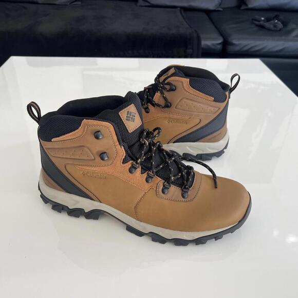 NIB COLUMBIA 1594731-291 MEN\'S NEWTON RIDGE PULS II WATERPROOF ELK/BLACK BOOT 14 main image 10